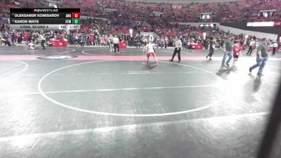 130 lbs Cons. Round 4 - Kanon Maye, Marinette Wrestling Club vs Oleksandr Komisarov, Askren Wrestling Academy