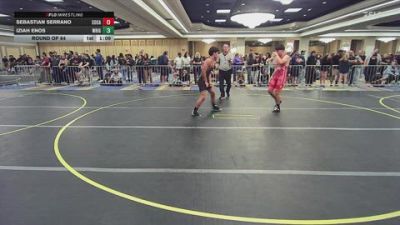 138 lbs Round Of 64 - Sebastian Serrano, SoCal Grappling Club vs Iziah Enos, Wright Wrestling Academy