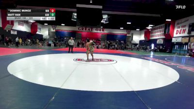 120 lbs Champ. Round 2 - Dominic Munoz, Northview vs Matt Han, Aliso Niguel