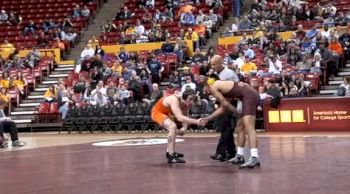 174 lbs match Mike Benefiel OSU vs. Eric Starks ASU