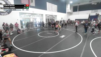 145 lbs Cons. Semi - Jazmyn Matias, Santa Ana vs Savana Turner, Costa Training Center
