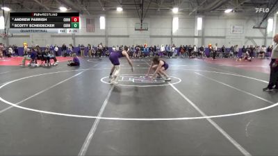 157 lbs Quarterfinal - Scotty Scheidecker, Cornell College vs Andrew Parrish, Cornell College