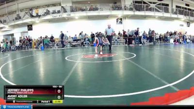 56 lbs Quarterfinal - Jeffrey Philipps, Patriots Wrestling Club vs Avery Adler, Indiana