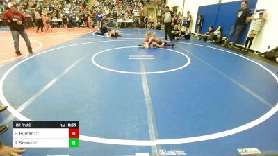 75 lbs Rr Rnd 2 - Ewan Hunter, Owasso Takedown Club vs Benton Snow, Battlefield Wrestling Club