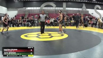 119 lbs Placement Matches (8 Team) - Nate Newman, West Shore Wrestling Club vs Maxtin Stevens, Refuse To Lose