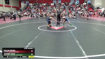 70 lbs Cons. Round 2 - Dylan Erwin, Chelsea Swarm Wrestling vs Kayden Cole, Northside Takedown Wrestling C