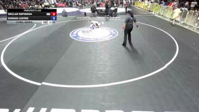 53 lbs Cons. Round 5 - Declan Espinosa, Rough House Wrestling vs Dorian Lustre