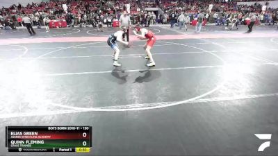 130 lbs Semifinal - Quinn Fleming, Crass Trained vs Elias Green, Askren Wrestling Academy