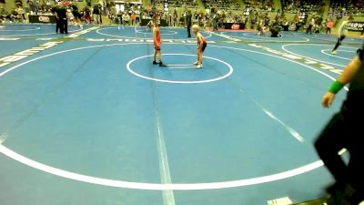 70 lbs Quarterfinal - Matthew Mills, HURRICANE WRESTLING ACADEMY vs Rhyder Sutherland, Pawhuska Elks Takedown