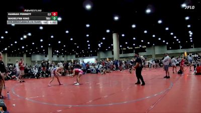 100 lbs 4th Wrestleback (16 Team) - Madelynn King, TWA #1 vs Hannah Ferrett, Elevation WC