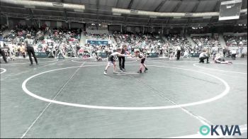 43 lbs Round Of 32 - Elijah Clark, Owasso Takedown Club vs Robert Cole Rainbolt, Pittbull Youth Wrestling