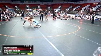 125 lbs 3rd Place Match - Jackson Blum, Michigan Grappler RTC vs Garrison Weisner, Oregon Clay