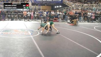 110 lbs Champ. Round 1 - Melanie Loynaz, Mater Academy vs Elizabeth Pinto, Viera