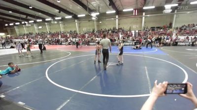 64 lbs Consi Of 4 - Cashlee Scarbrough, Round Valley vs Jaxi Jean Downing, Valley Bad Boys