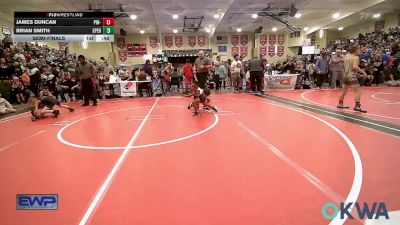 49 lbs Semifinal - James Duncan, Pin-King All Stars vs Brian Smith, Sperry Wrestling Club