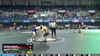 Cons. Round 2 - Ashton Dufrene, NO Military / Maritime Academy vs Kennedy Castille, Rayne