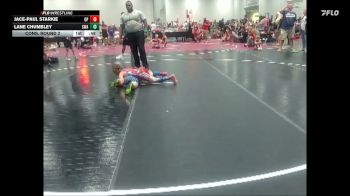 70 lbs Cons. Round 2 - Lane Chumbley, SLATE WRESTLING ACADEMY vs Jace-Paul Starkie, Outlaws PWC