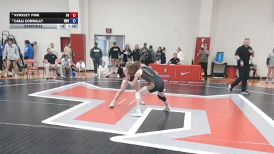103 lbs Semifinal - Aynsley Fink, Ottawa University vs Calli Connally, Wayland Baptist University