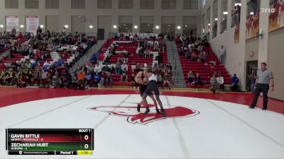 113 lbs Round 1 (16 Team) - Gavin Bittle, Hewitt-Trussville vs Zechariah Hurt, Auburn