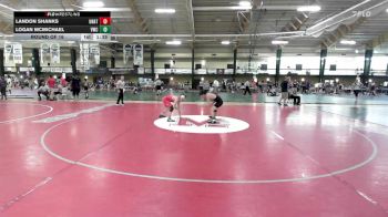138 lbs Round Of 16 - Landon Shanks, Unattached vs Logan McMichael, Viking Wrestling Club