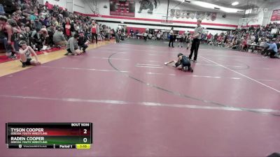 50-55 lbs Round 3 - Tyson Cooper, Odessa Youth Wrestling vs Raden Cooper, Odessa Youth Wrestling