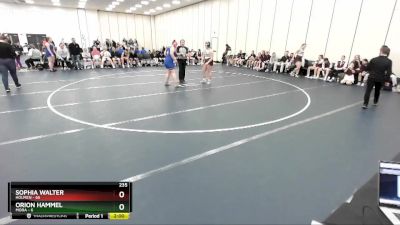 235 lbs Round 1 (4 Team) - Sophia Walter, Holmen vs Orion Hammel, Mora