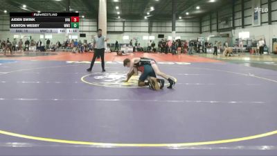 126 lbs 1 - Aiden Swink, 84 ATHLETES vs Kenton Wesby, WILLIAMSBURG WRESTLING CLUB