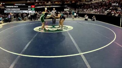 Girls 235 lbs 3rd Place Match - Jennifer Rico, Santa Teresa vs Lydia Gabaldon, Moriarty