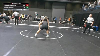 157 lbs Cons. Round 3 - Jacob Briggs, Embry-Riddle (Ariz.) vs Landin Lamberth, Wayland Baptist (Texas)