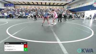 102 lbs Rr Rnd 1 - Kylie Rogers, Standfast OKC vs Ella Langham, Standfast OKC