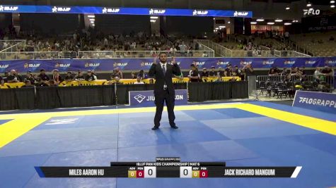 Jack Richard Mangum vs Miles Aaron Hu 2026 Pan Kids Jiu-Jitsu IBJJF Championship