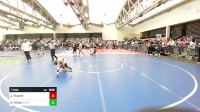 58A-B2 lbs Final - Jaxson Rupert, . vs Benjamin Atkas, Newtown (CT) Youth Wrestling