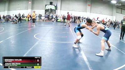 140 lbs Champ. Round 2 - Brenden Taylor, The Clique vs Josiah Beltran, Wrestling Factory