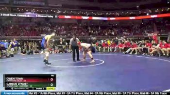 182 lbs Quarterfinal - Carson Lynott, 3-West Sioux, Hawarden vs Owen Town, 6-Missouri Valley