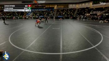126 lbs Cons. Round 1 - Lucas Wymer, Decorah vs Tyler Daub, DeKalb