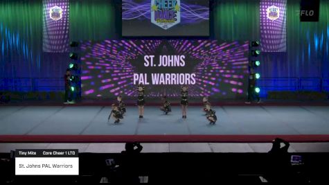 St. Johns PAL Warriors [2022 Tiny Mite Core Cheer 1 LTD] 2022 Pop Warner National Cheer & Dance Championship