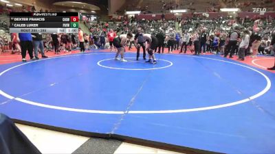 285 lbs 3rd Place Match - Caleb Luker, Pottsville Apache Youth Wrestling vs Dexter Francis, Conway High School Wrestling