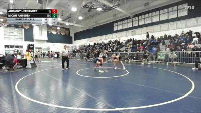 113 lbs Cons. Round 2 - Micah Ramsden, Yucaipa vs Anthony Hernandez, Santa Ana
