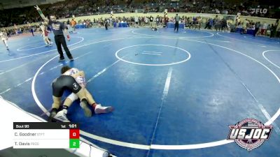 155 lbs Quarterfinal - Chance Goodner, Standfast vs Theron Davis, Prodigy Wrestling