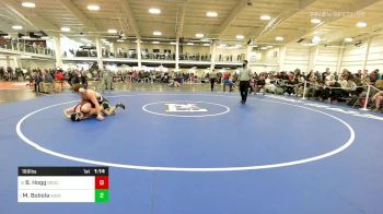 160 lbs Semifinal - Ben Hogg, Brockton vs Michael Bobola, Xaverian