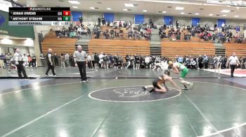 120 lbs Quarterfinal - Anthony Strahm, Holtville vs Jonah Owens, Corona Del Sol