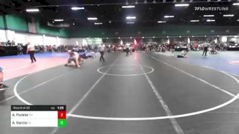 285 lbs Round Of 32 - Aidan Fockler, OH vs Aaron Garcia, GA