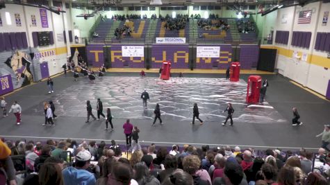 East Lincoln HS A "Denver NC" at 2025 WGI Guard Charlotte Regional