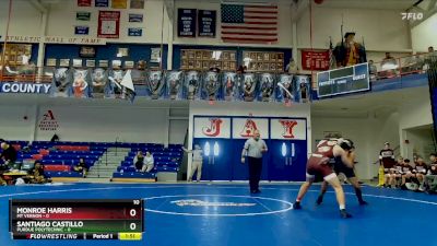 150 lbs Placement (16 Team) - Monroe Harris, Mt Vernon vs Santiago Castillo, Purdue Polytechnic