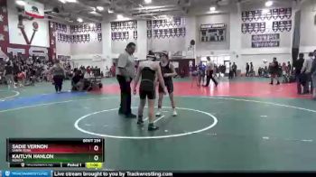 111 lbs Cons. Round 2 - Kaitlyn Hanlon, Bonita vs Sadie Vernon, Santa Rosa