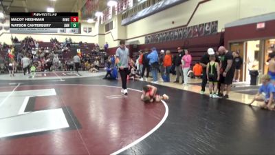 PW-13 lbs 5th Place Match - Macoy Heishman, Big Game Wrestling Club vs Watson Canterbury, LMWC