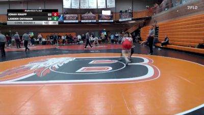 157 lbs Cons. Round 5 - Landen Orthman, Burley vs Jonah Knapp, Gooding