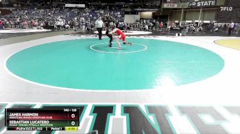 126 lbs Cons. Round 3 - James Harmon, Wrestling Rhinos Wrestling Club vs Sebastian Lucatero, Mount Vernon Pitbulls Wrestling