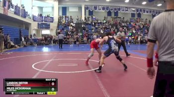 157 lbs 7th Place Match - Miles Mcdorman, Allen East vs Landon Deiter, Bowling Green