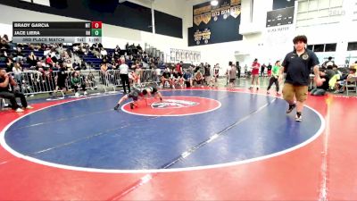 75 lbs 3rd Place Match - Jace Liera, Rough House vs Brady Garcia, Mantanona TC